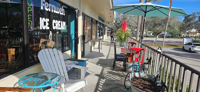 The Fernweh Ice Cream storefront on Bayshore Drive